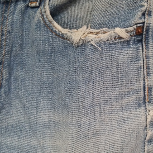 Levi's Jeans Distressed Faded Holes Sz 33/30 - Picture 4 of 8